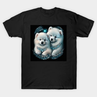 Crystal Samoyed Puppies T-Shirt